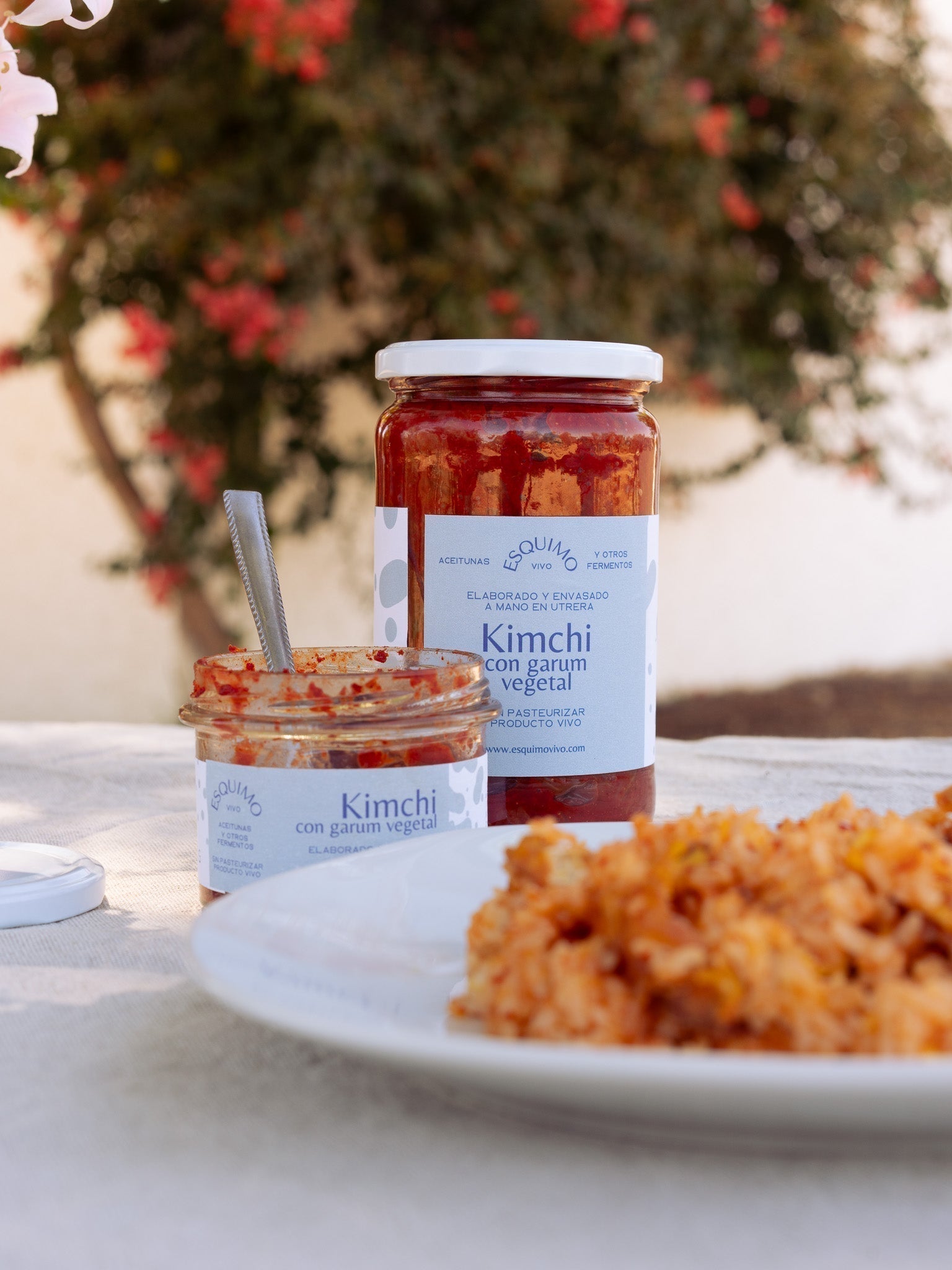 Arroz frito con kimchi