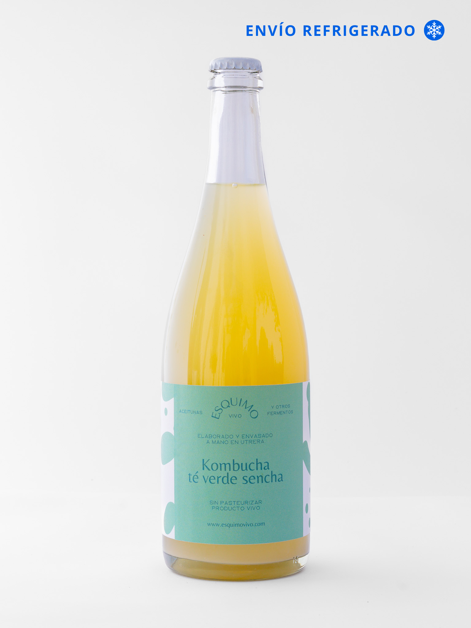 Kombucha de té verde sencha