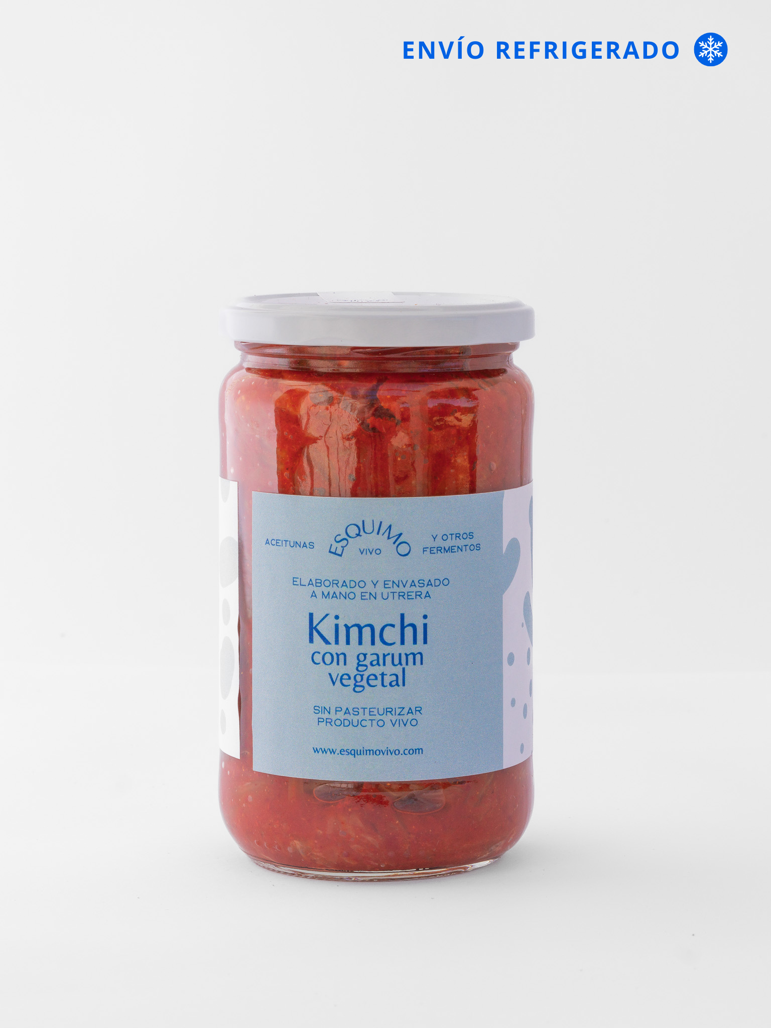 Kimchi con garum vegetal