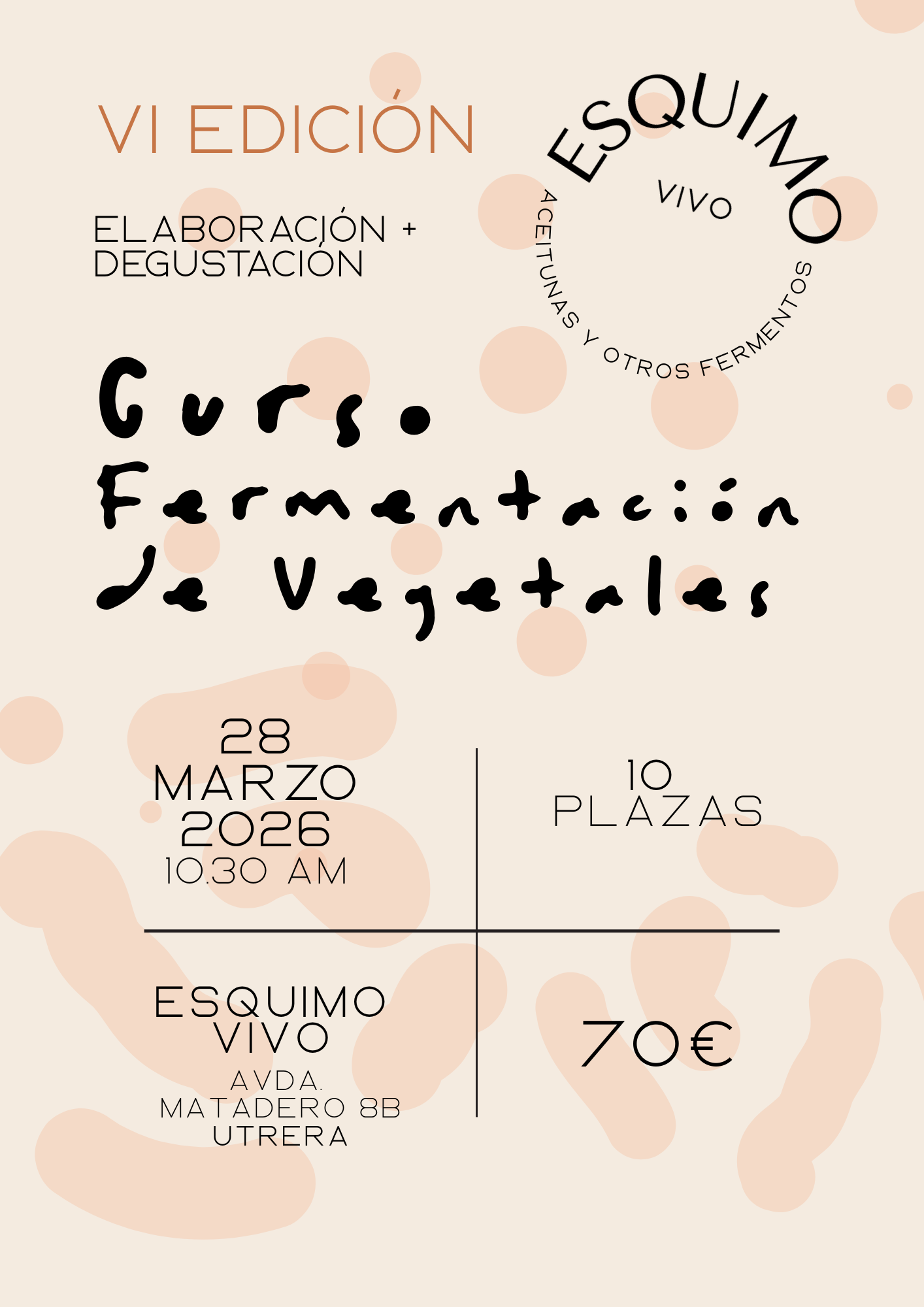 Curso de Fermentación de vegetales 6ª edición