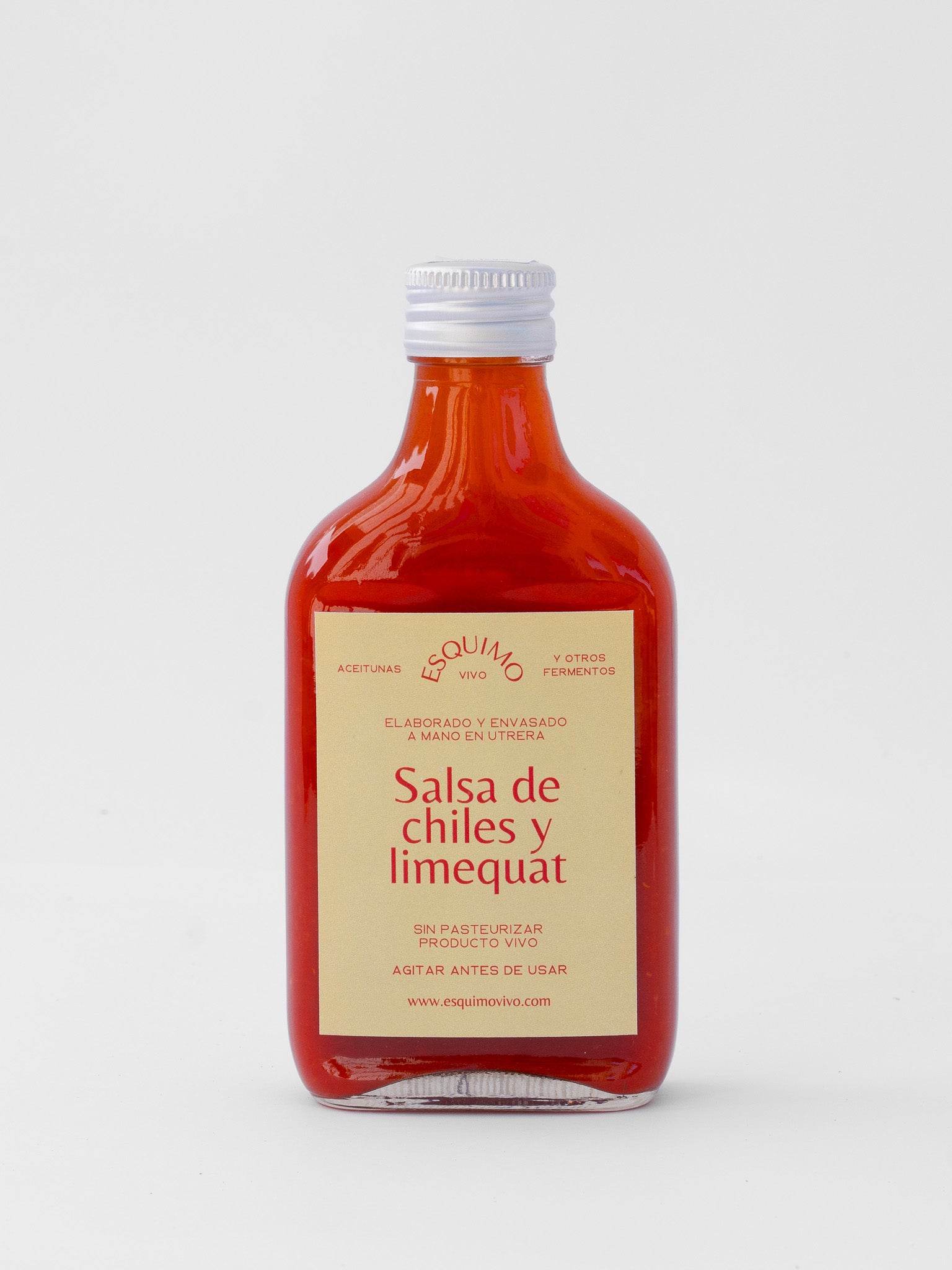 Salsa de chiles y limequat