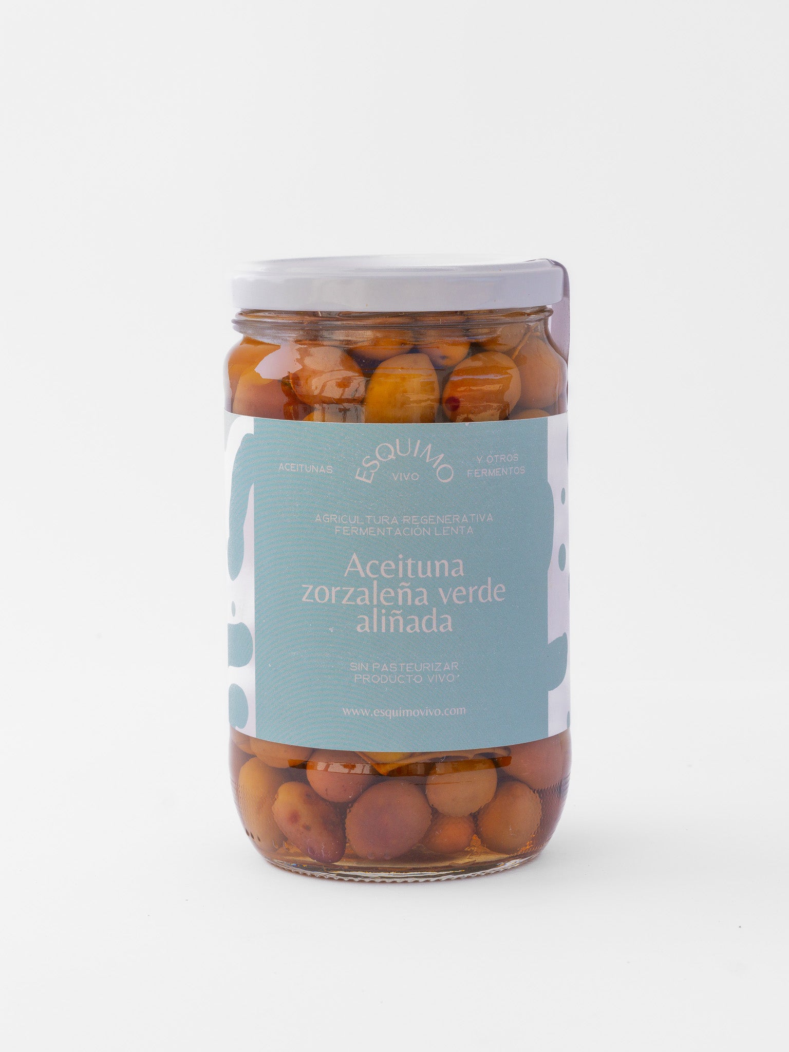 Aceituna zorzaleña verde aliñada