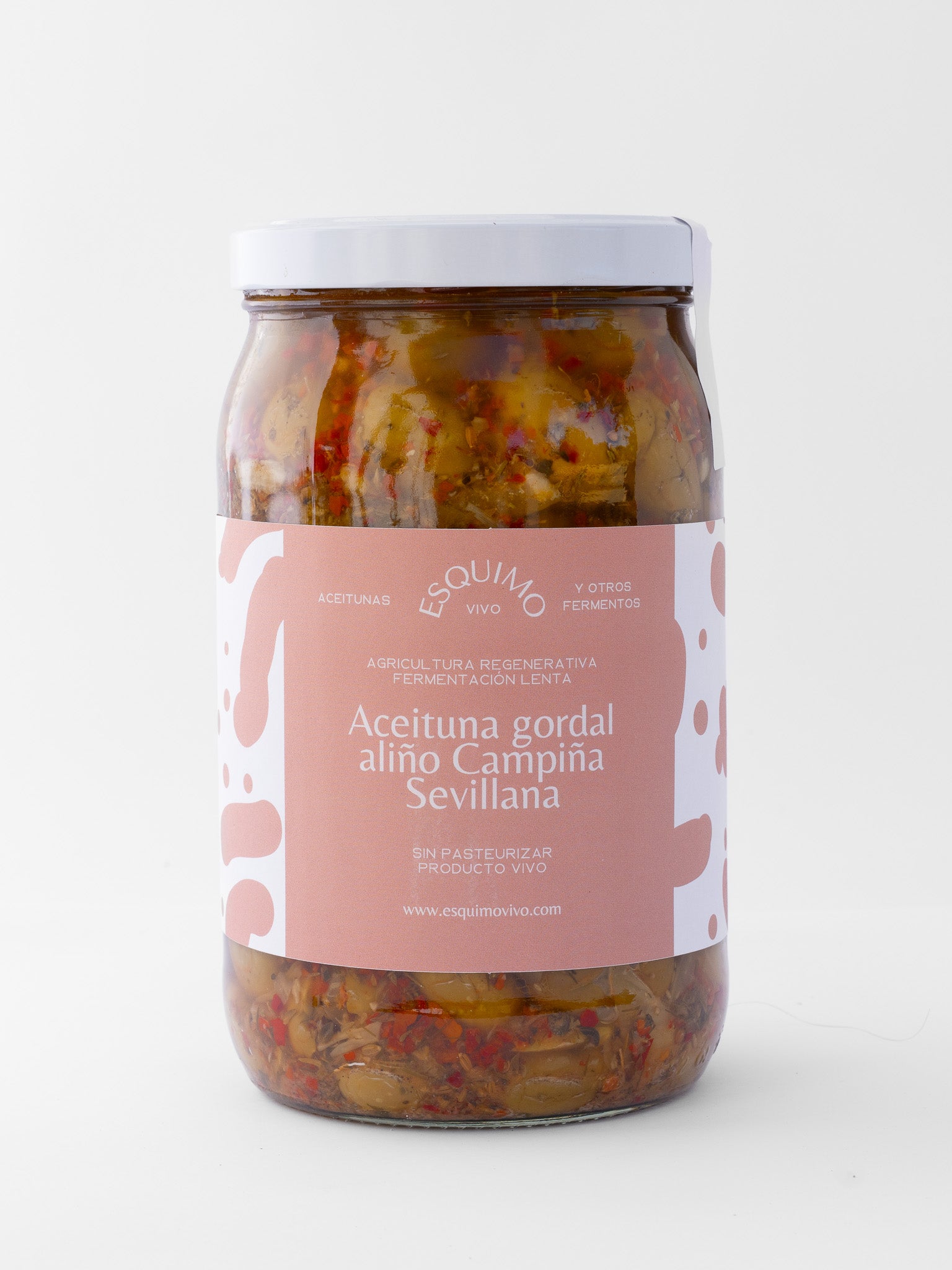 Aceituna gordal partida aliño campiña sevillana