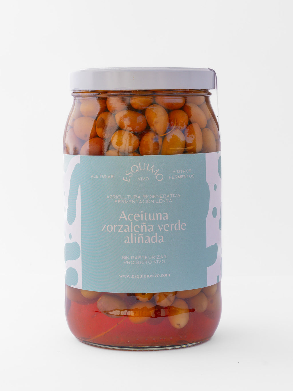 Aceituna zorzaleña verde aliñada