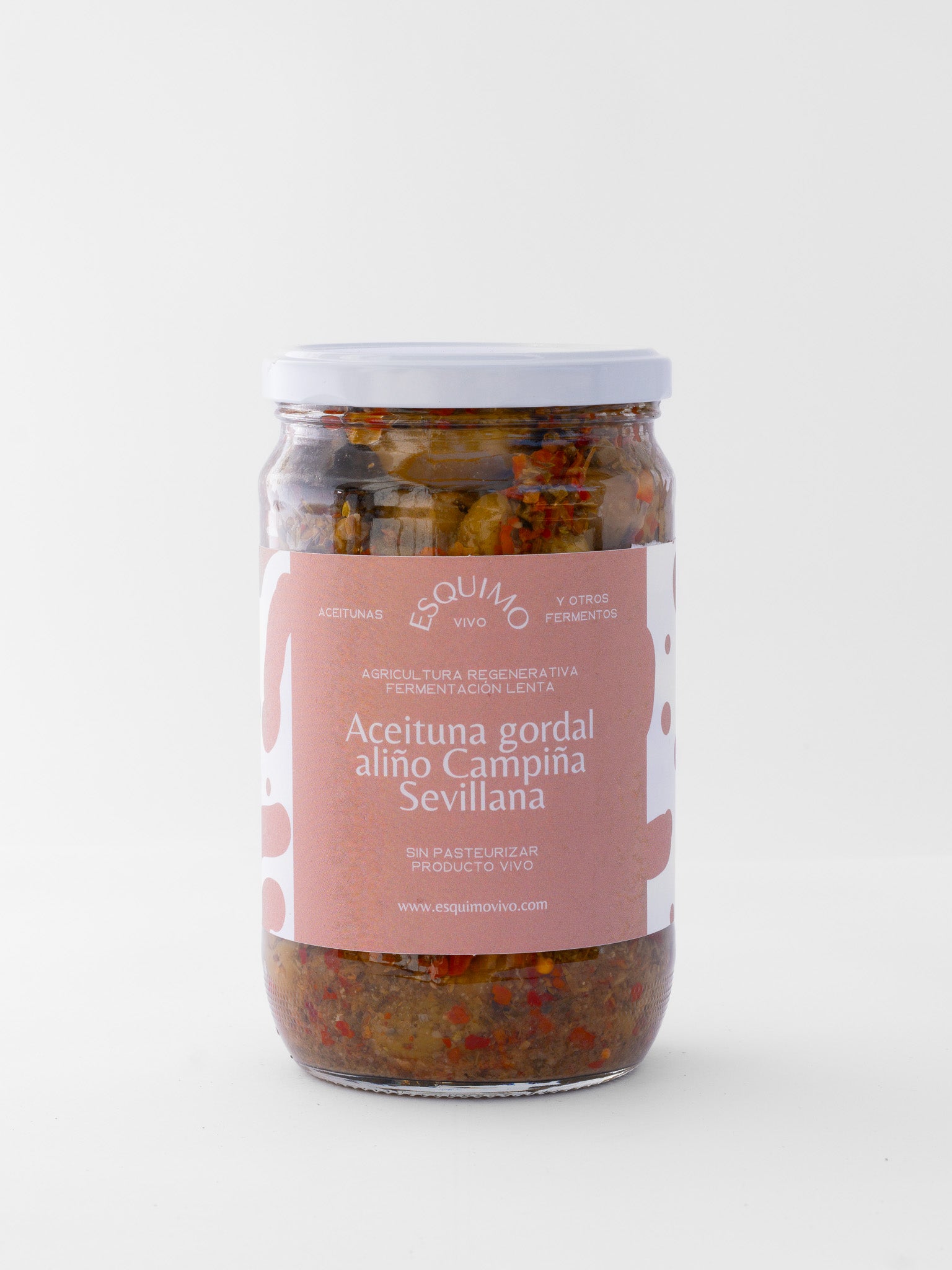 Aceituna gordal partida aliño campiña sevillana