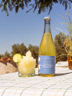 Kombucha de limequats, jengibre y yerbabuena