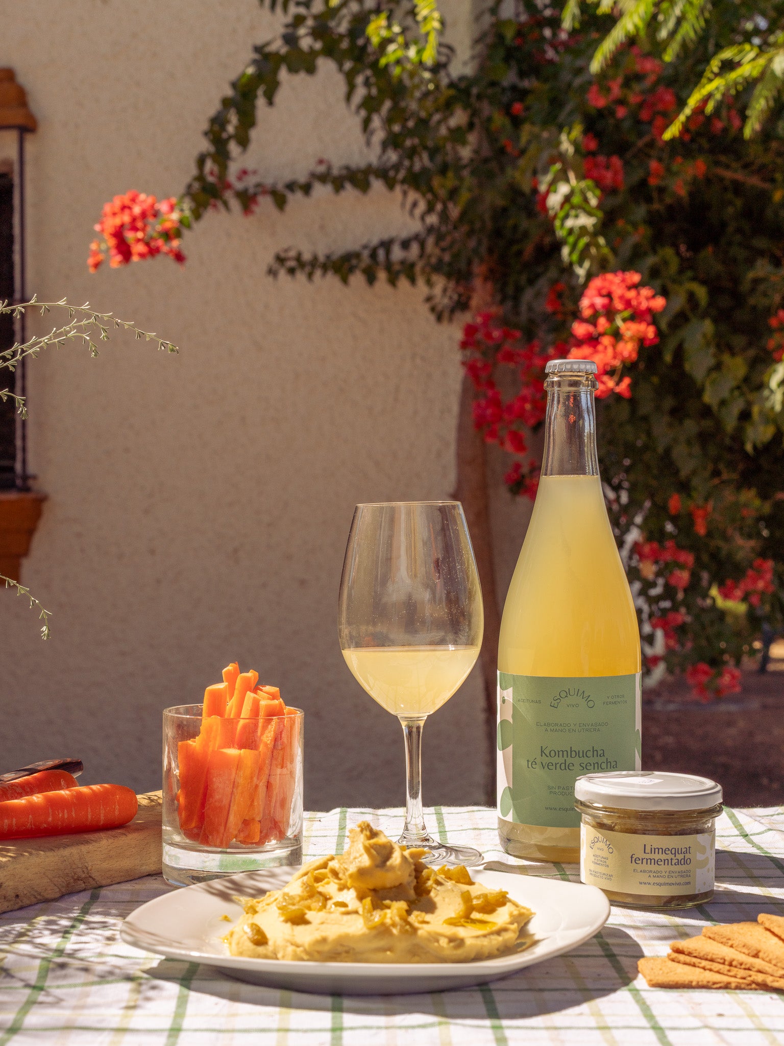 Kombucha de té verde sencha