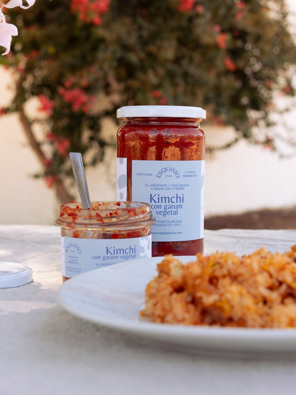 Kimchi con garum vegetal