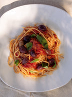 Aceituna zorzaleña negra aliñada